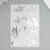 Stickers (stickers) "Logos" 10x15 cm, color silver, 5-325
