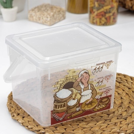 Container for flour, 5.3 l, plastic-2