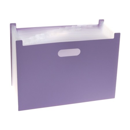 Folder 12 departments, A4, purple pastel