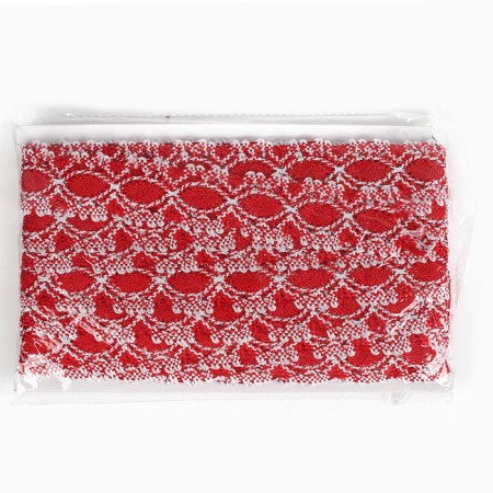 Braid braid, in a roll 20 m., Red-white-3