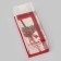 Box with a transparent lid for roll "Happy New Year", 30 x 12 x 12