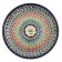 Largan Rishtan ceramics "Patterns", 36 cm, blue