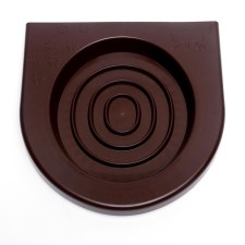 Toilet for teaching cats to a toilet 39.2 x 38.7 x 3 cm, brown