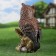Garden figure "Filin on a snag"
