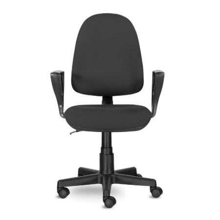 The Brabix Prestige Ergo MG-311 chair, adjustable ergonomic back, fabric, gray-2