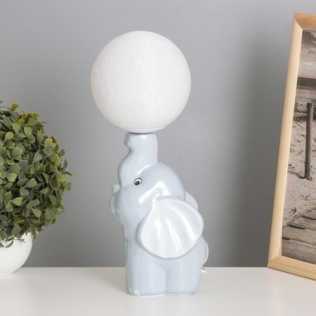 Table lamp "Elephant" 1x40W E14 gray 12.5x12.5x31cm-3