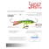 Balancir Lucky John Classic 4.5 + tee, 5 cm, color 36rt blister
