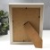 Photo frame plastic 15x20 cm "Gray wood with a double white frame" 23.8x18.8 cm