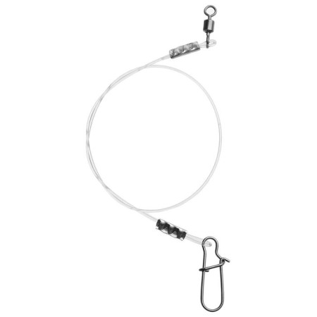 Florocarbon leash, diameter 0.7 mm, test 20.1 kg, 25 cm, 3 pcs.
