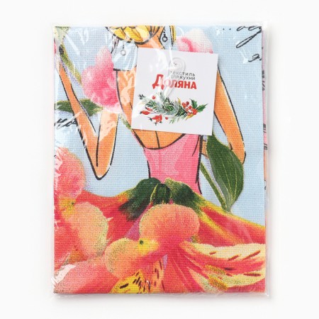 Kitchen towel "The most charming" 34*60 cm-5