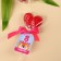 Lollipop with flowers "March 8", taste: raspberries, without sugar, 12 g.