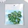 Beads for creativity plastic "Marble. Green" set of 15 pcs 1.7x1.7x1 cm