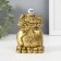NECKE Polystone for bronze "Two toads on a bag with coins" 7.2x6.2x12 cm