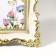Photo frame plastic for metal 13x18 cm "Roses and enamel" Milk 24x18.5 cm