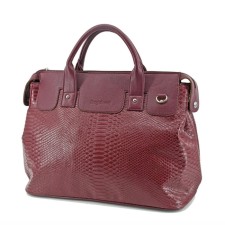Road bag (B2783-07111) Artificial leather, burgundy, 1x730x43 cm