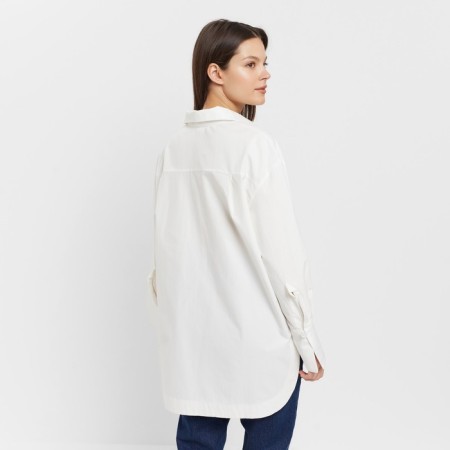 Women's shirt Minaku: Casual Collection Color White, Rr. 42-2