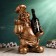 Bronze Bronzovaya bottle stand, 48cm