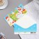 Money envelope "Gift from Santa Claus" Glitter, Congrev, 16.5x8.5 cm