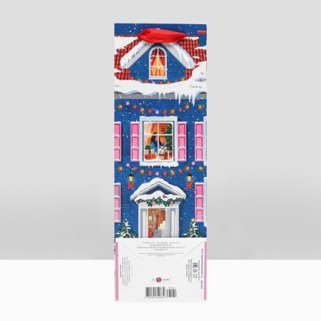 Package for a bottle Gift "Fairy Tale", Lux 12 x 36 x 8.5cm-3