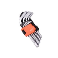 A set of keys of imbusal Harden 540602, HEX, CRV, 9 pcs., 1.5-10 mm