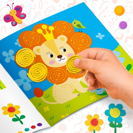 The book of applications with plasticine "The World", 12 p.-5