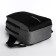 Male backpack on lightning, external pocket, code lock, suitcase mount, gray color.