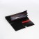 Women's wallet on a magnet, black color