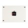 Carty clock is wall-mounted, interior "orchid", silent, 25 x 35 cm