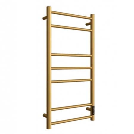 The electric heated towelputor "Dvin" L Neo, 800x400 mm, dimmer, golden matte-1