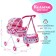 Stroller for dolls, universal, with a bag, a metal frame