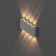 Facade lamp "Ray", FSD-012, 8 W, 3000K, 4 rays, IP65, 220 V, metal, white