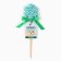 New Year! Lollipop "Snow Pita", taste: blueberries, 18 g.
