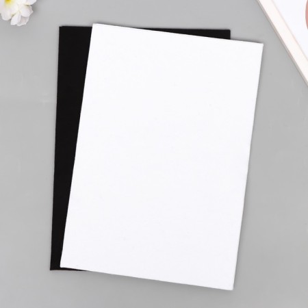 VETR Soft sheet "Astra" 1.0 mm, 170g, 20x30cm, 8 pcs/pack, black, white 10230561