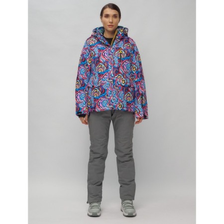 Ski suit female, size 44, blue color
