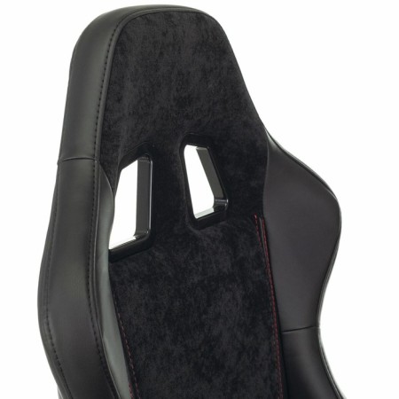 Playing armchair Brabix Striker GM-121, synchromechanism, 2 pillows, eco-leather/velor, black-5