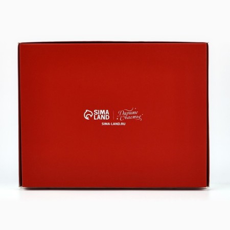 Folding box under 12 sweets "New Year's aroma", 14.4 x 18.4 x 3.8 cm, New Year-3