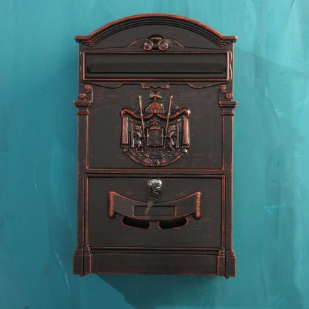 Postal box No. 4010V, old copper-1