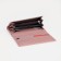 Women's wallet on magnets, pink color