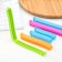 Clamps for packages of the share, 14/11/7 cm, 6 pcs, color mix