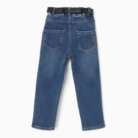 Jeans for the boy, I have started, the color is blue, height is 122-128 cm-3