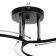 Sarri gallop chandelier 3x60W E27 Black-Khrom 25x43x43 cm.