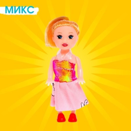 Baby doll "Rita" in a dress, mix-3