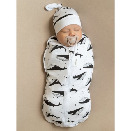 Lightning diaper with a hat with a cap of Amarobaby Soft Hugs "Kits", height 68-74 cm