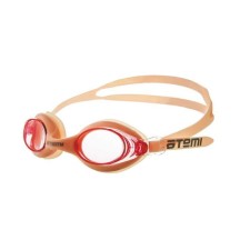 ATEMI N7103 swimming glasses, silicone, beige/pink color