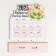 Calendar "Snake with wishes 2025" 12x11 cm (set 2 parts)