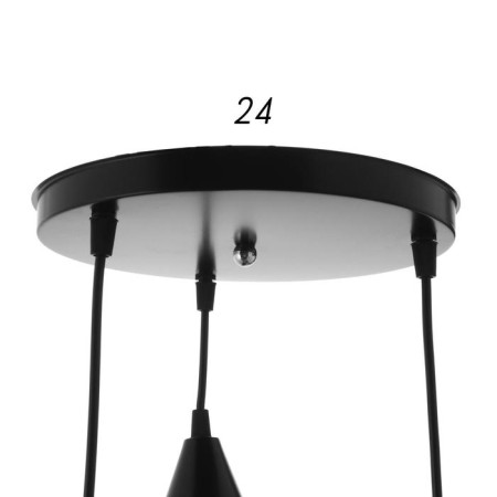 Bayerlux chandelier 1342016/3 3XE14 40W black-3