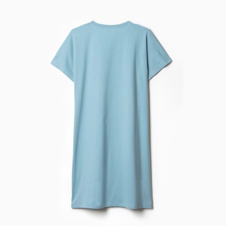 Night shirt female, blue color, size 48-4