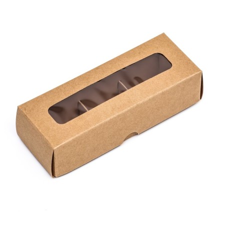 Box with a shell with a window "under 3 sweets" 13x5x3.3 cm, craft-1