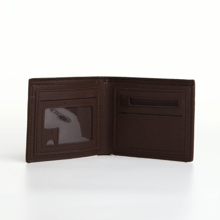 Pearl husband (538), 12*2*10 cm, 3 depth, d/cards, d/coins, without fasteners, brown-5