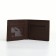 Pearl husband (538), 12*2*10 cm, 3 depth, d/cards, d/coins, without fasteners, brown